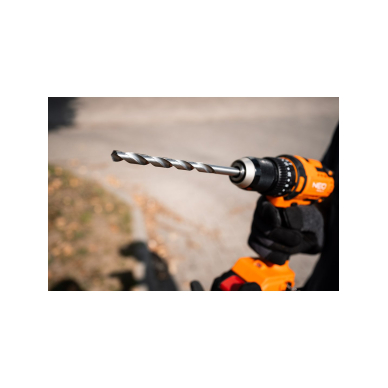 HSS metalinis grąžtas, DIN 340, prailgintas, 8 mm 2 HSS metalinis grąžtas, DIN 340, prailgintas, 8 mm 2