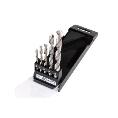 „HSS Metalo“ grąžtai, 4–10 mm, rinkinys 5 vnt. „HSS Metalo“ grąžtai, 4–10 mm, rinkinys 5 vnt.