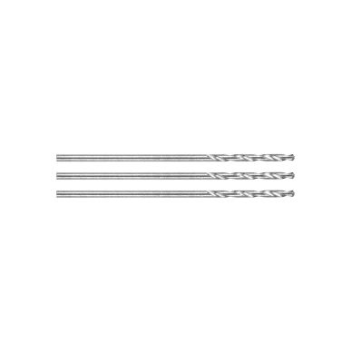 HSS metalo grąžtai, DIN 338, 1 mm, 3 vnt.