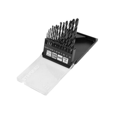 „HSS Metalo grąžtas“, 1,5–6,5 mm, nustatytas 13 kompiuterių „HSS Metalo grąžtas“, 1,5–6,5 mm, nustatytas 13 kompiuterių