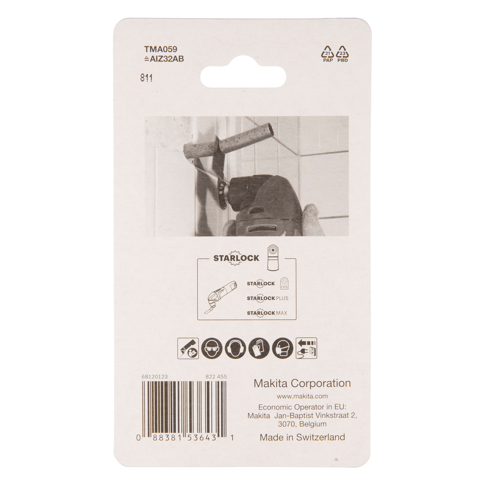 Įgilinamieji pjovimo diskai 32 mm Makita B-64939 2