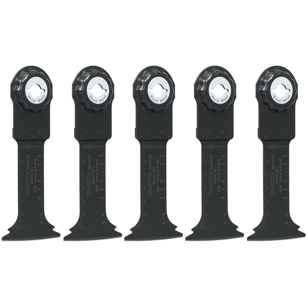 Įgilinamieji pjovimo diskai Makita B-66416-5, 52mm, 5 vnt. 1 Įgilinamieji pjovimo diskai Makita B-66416-5, 52mm, 5 vnt. 1