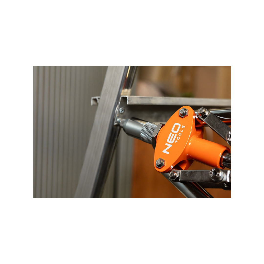 Įgilintas kniedžių pistoletas plieno ir aliuminio 3,2/4,0/4,8/6,0/6,4 mm kniedėms 3