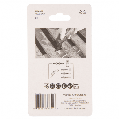 Įgilinamieji pjovimo diskai 10 mm Makita B-64917, TMA057 1 Įgilinamieji pjovimo diskai 10 mm Makita B-64917, TMA057 1