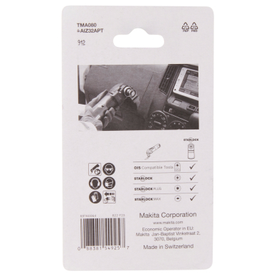 Įgilinamieji pjovimo diskai Makita B-69761, 32 TMA080, TC/HM, STARLOCK 2 Įgilinamieji pjovimo diskai Makita B-69761, 32 TMA080, TC/HM, STARLOCK 2