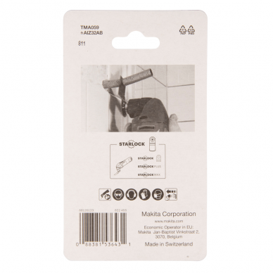 Įgilinamieji pjovimo diskai 32 mm Makita B-64939 2 Įgilinamieji pjovimo diskai 32 mm Makita B-64939 2