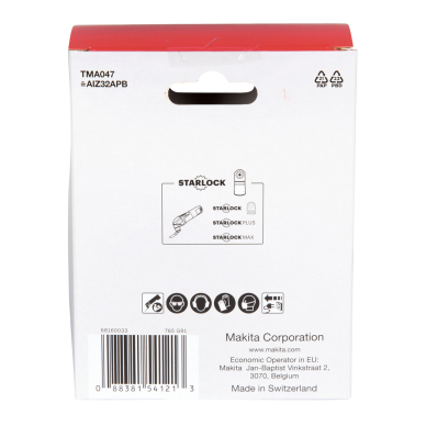 Įgilinamieji pjovimo diskai Makita B-64814-20, 32mm 3 Įgilinamieji pjovimo diskai Makita B-64814-20, 32mm 3