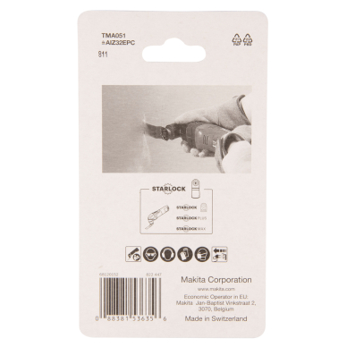 Įgilinamieji pjovimo diskai Makita B-64858, 32mm 1 Įgilinamieji pjovimo diskai Makita B-64858, 32mm 1