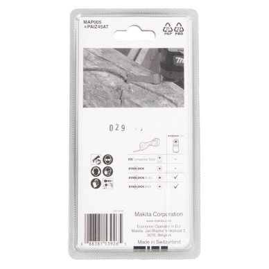 Įgilinamieji pjovimo diskai Makita B-66363, 45mm 3 Įgilinamieji pjovimo diskai Makita B-66363, 45mm 3