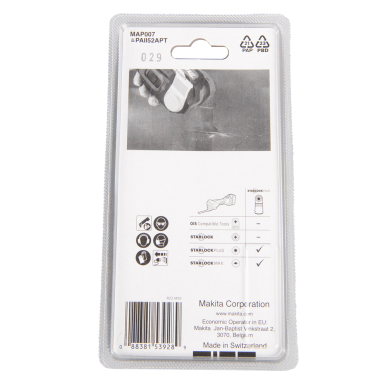 Įgilinamieji pjovimo diskai Makita B-66385, 52 mm 3 Įgilinamieji pjovimo diskai Makita B-66385, 52 mm 3