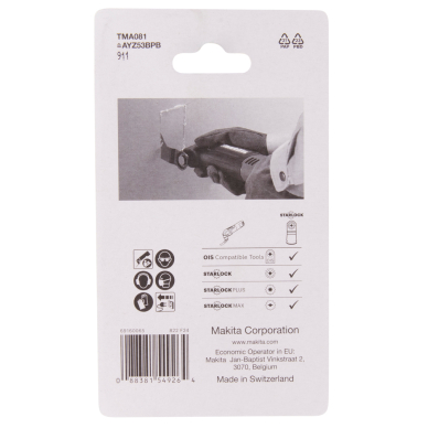 Įgilinamieji pjovimo diskai Makita B-69777, 53 TMA081, BIM, STARLOCK 2 Įgilinamieji pjovimo diskai Makita B-69777, 53 TMA081, BIM, STARLOCK 2