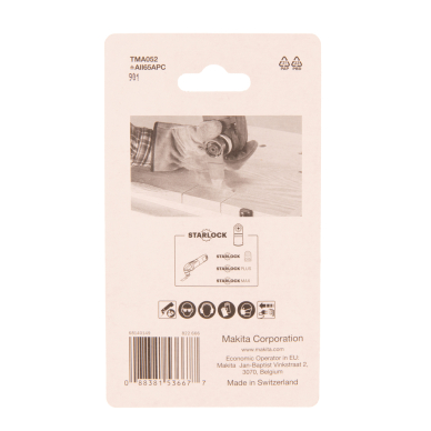 Įgilinamieji pjovimo diskai Makita B-64864-5, 65mm 1 Įgilinamieji pjovimo diskai Makita B-64864-5, 65mm 1