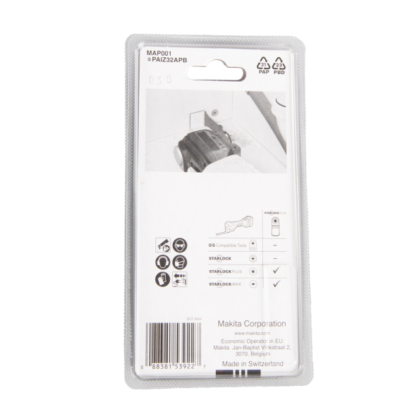 Įgilinamieji pjovimo diskai Makita B-66329, 32mm 2 Įgilinamieji pjovimo diskai Makita B-66329, 32mm 2