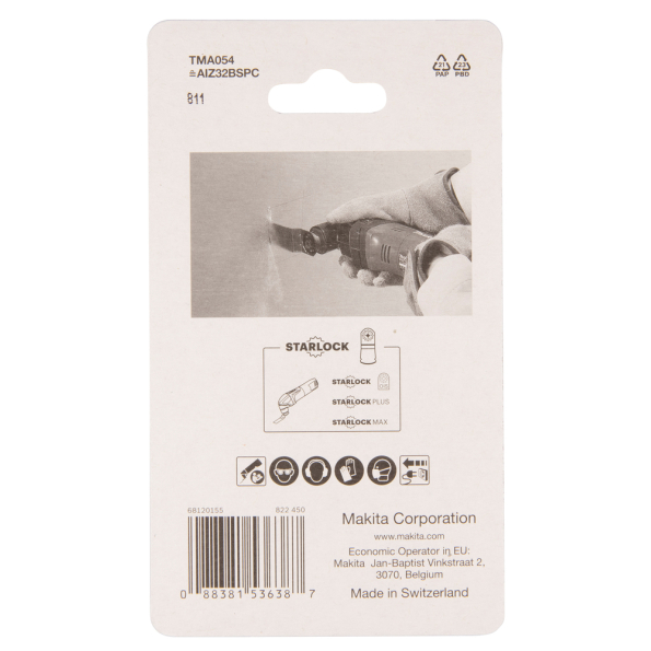 Įgilinamieji pjovimo diskai Makita B-64886, 32mm 1