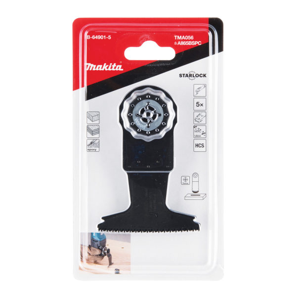 Įgilinamieji pjovimo diskai Makita B-64901-5, 65mm 2