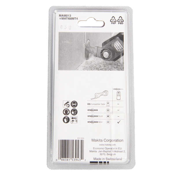 Įgilinamieji pjovimo diskai Makita B-66531, 68mm 3 Įgilinamieji pjovimo diskai Makita B-66531, 68mm 3