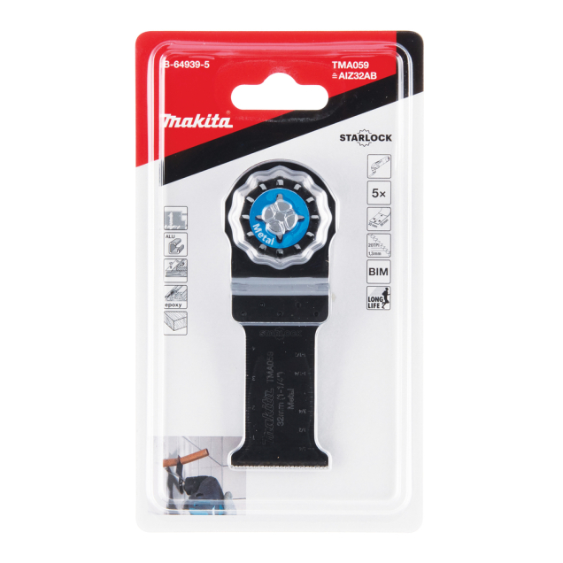 Įgilinamieji pjovimo diskai Makita B-64939-5, 32mm 2 Įgilinamieji pjovimo diskai Makita B-64939-5, 32mm 2