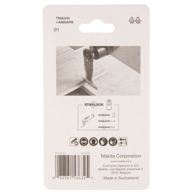 Įgilinamieji pjovimo diskai Makita B-64820, 65mm 1 Įgilinamieji pjovimo diskai Makita B-64820, 65mm 1