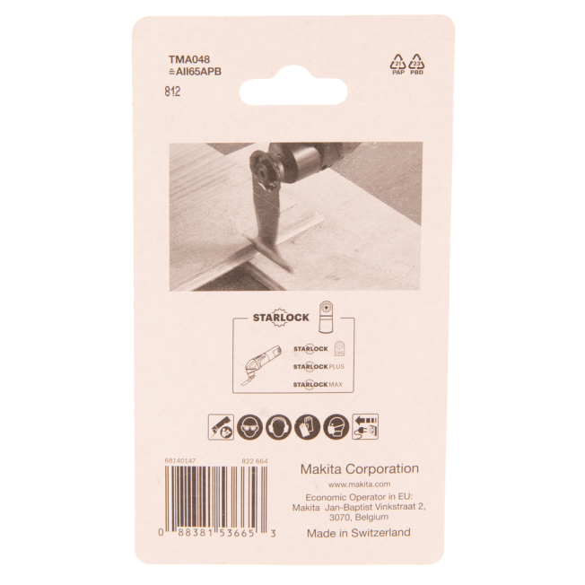 Įgilinamieji pjovimo diskai Makita B-64820-5, 65mm 1 Įgilinamieji pjovimo diskai Makita B-64820-5, 65mm 1