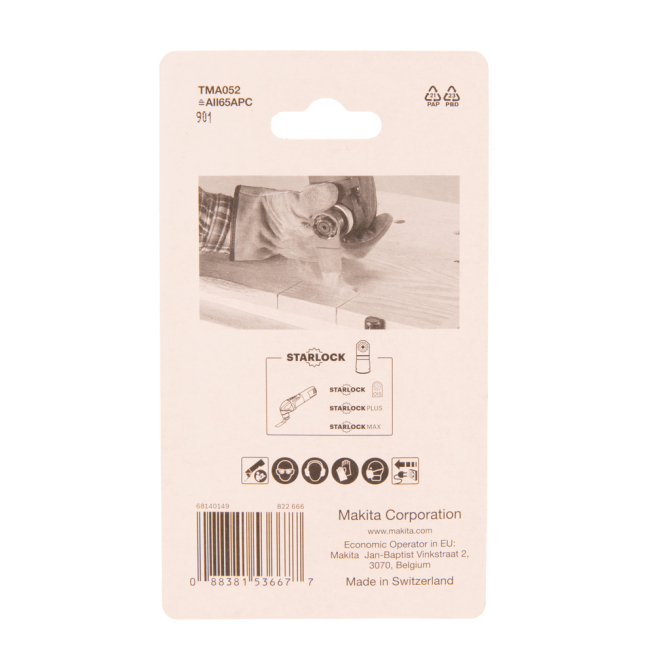 Įgilinamieji pjovimo diskai Makita B-64864-5, 65mm 1 Įgilinamieji pjovimo diskai Makita B-64864-5, 65mm 1