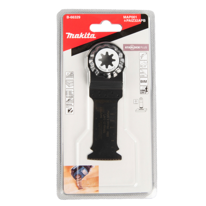 Įgilinamieji pjovimo diskai Makita B-66329, 32mm 1 Įgilinamieji pjovimo diskai Makita B-66329, 32mm 1