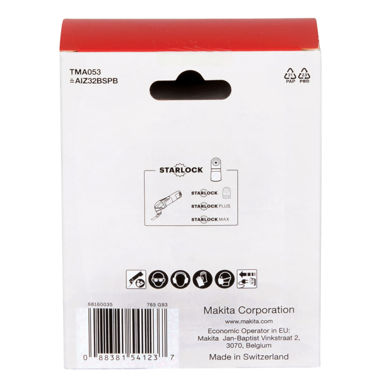 Įgilinamieji pjovimo diskai Makita B-64870-20, 32mm 3