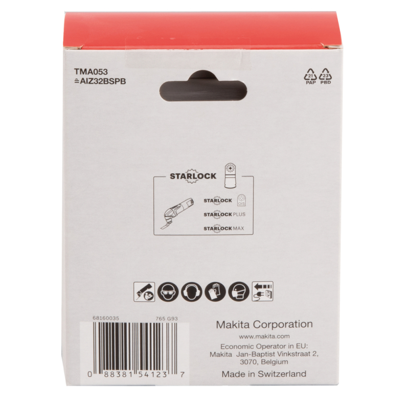 Įgilinamieji pjovimo diskai Makita B-64870-20, 32mm 1 Įgilinamieji pjovimo diskai Makita B-64870-20, 32mm 1