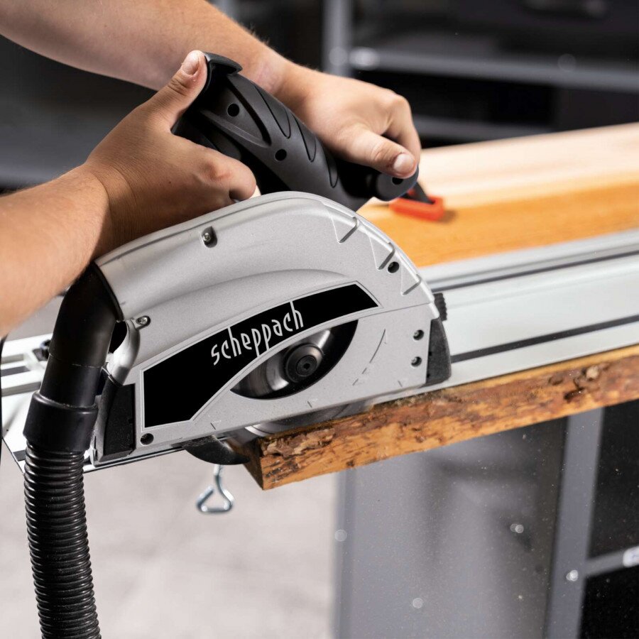 Įgilinamas pjūklas TAS55-BE + 2x700 mm linuotės, Scheppach 1