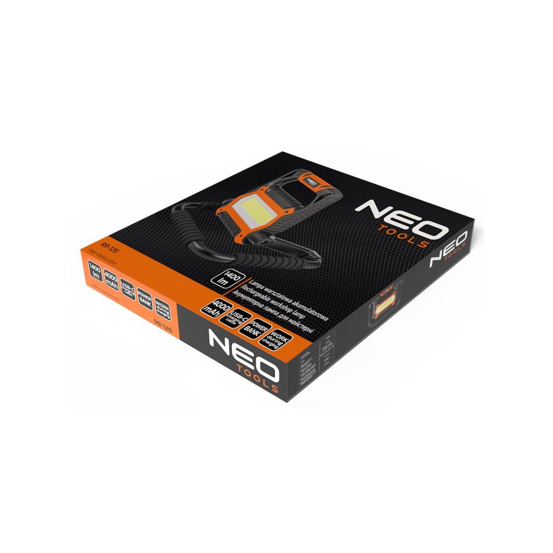 Įkraunamas dirbtuvių lemputė 1400 LM 1