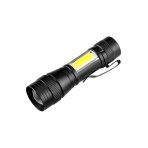 Įkraunamas žibintuvėlis XPE+COB 220 LM