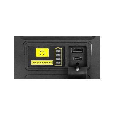 Įkraunamas dirbtuvių lemputė 1400 LM 5