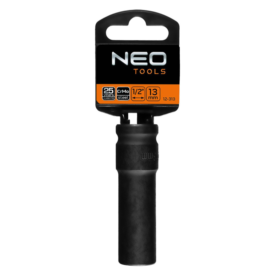 Ilga smūginė galvutė 1/2'', 13 mm, Cr-Mo 1