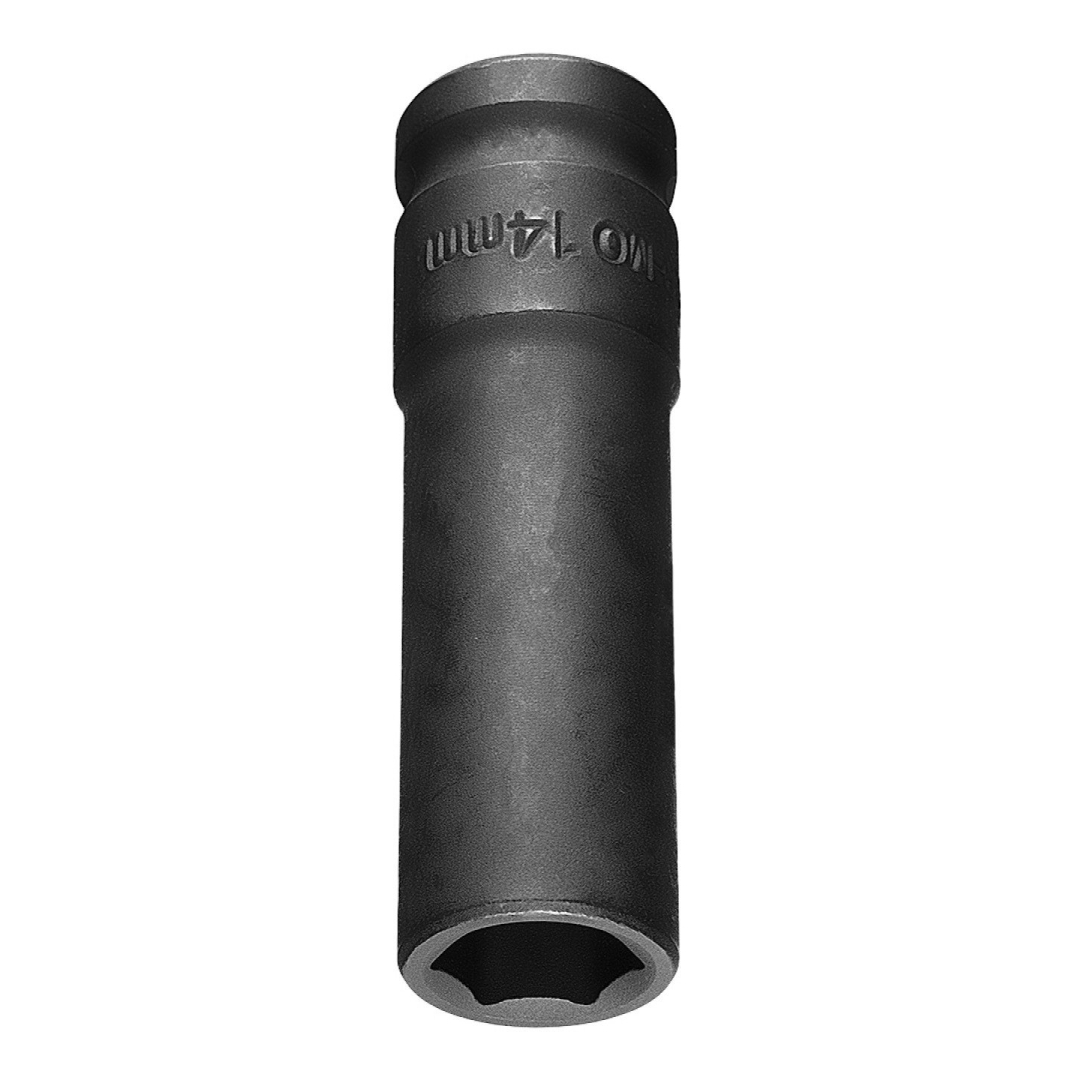 Ilga smūginė galvutė 1/2'', 14 mm, Cr-Mo 6 Ilga smūginė galvutė 1/2'', 14 mm, Cr-Mo 6