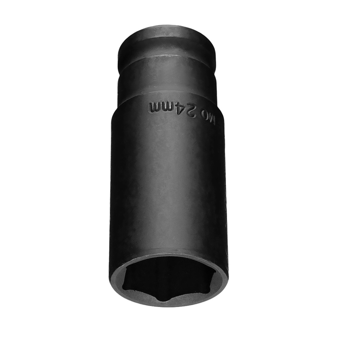 Ilga smūginė galvutė 1/2'', 24 mm, Cr-Mo 7 Ilga smūginė galvutė 1/2'', 24 mm, Cr-Mo 7