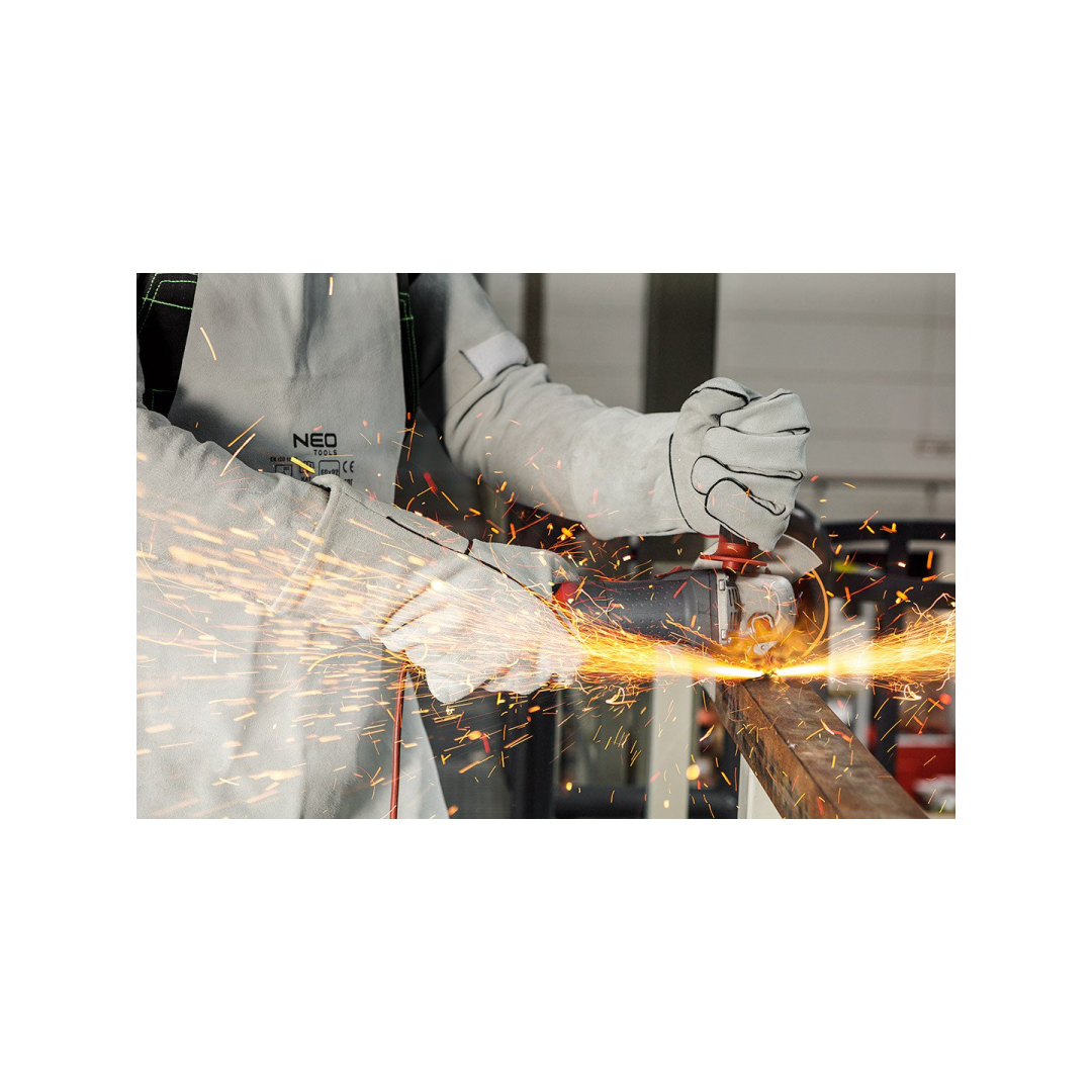 Ilgos suvirinimo pirštinės su kevlaro sriegiu, MAG tipas A, EN 388: 4332X ir EN 407: 442X4X 3