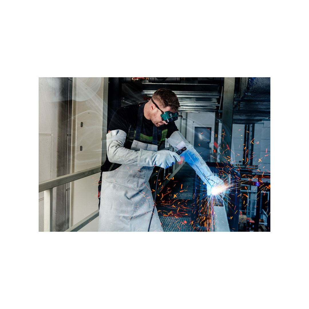 Ilgos suvirinimo pirštinės su kevlaro sriegiu, MAG tipas A, EN 388: 4332X ir EN 407: 442X4X 5