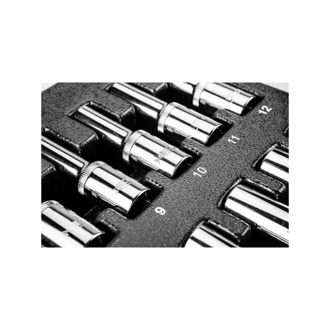 Ilgų galvičių rinkinys 1/2, 14 vnt., 8-21 mm 7