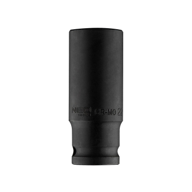 Ilga smūginė galvutė 1/2'', 22 mm, Cr-Mo