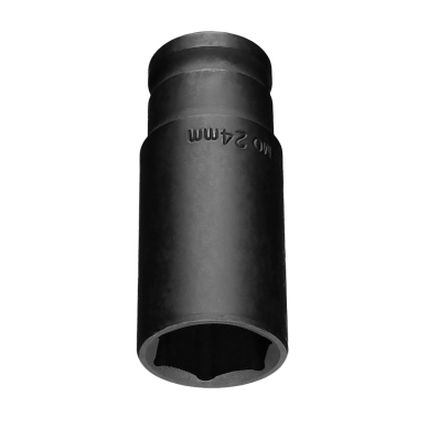 Ilga smūginė galvutė 1/2'', 24 mm, Cr-Mo 7 Ilga smūginė galvutė 1/2'', 24 mm, Cr-Mo 7