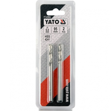 Centravimo grąžtai Yato, 2 vnt 2 Centravimo grąžtai Yato, 2 vnt 2