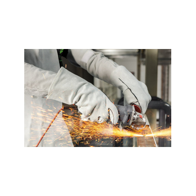 Ilgos suvirinimo pirštinės su kevlaro sriegiu, MAG tipas A, EN 388: 4332X ir EN 407: 442X4X 4 Ilgos suvirinimo pirštinės su kevlaro sriegiu, MAG tipas A, EN 388: 4332X ir EN 407: 442X4X 4