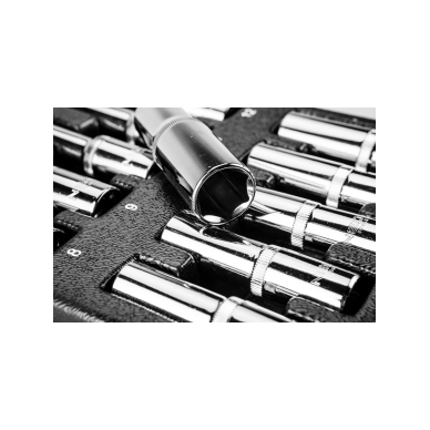 Ilgų galvičių rinkinys 1/2, 14 vnt., 8-21 mm 5 Ilgų galvičių rinkinys 1/2, 14 vnt., 8-21 mm 5