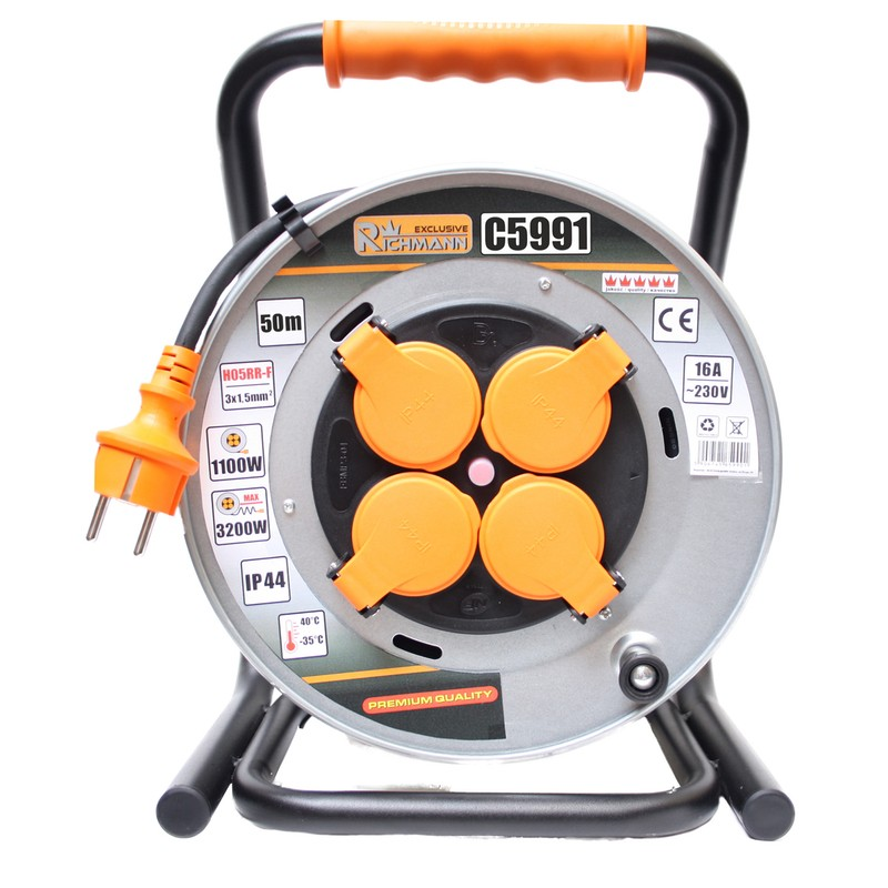 Ilgiklis - ritė „RICHMANN" 20 m 3 x 2,5 Ilgiklis - ritė „RICHMANN" 20 m 3 x 2,5