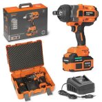 Akumuliatorinis smūginis suktuvas DAEWOO DAX 8021Li SET, 21V, 6.0Ah