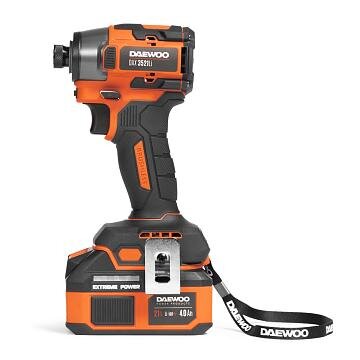 Akumuliatorinis smūginis suktuvas DAEWOO DAX 3521Li SET, 21V, 4.0Ah 3