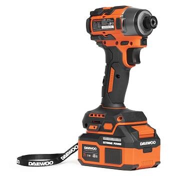 Akumuliatorinis smūginis suktuvas DAEWOO DAX 3521Li SET, 21V, 4.0Ah 6