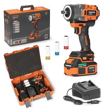 Akumuliatorinis smūginis suktuvas DAEWOO DAX 6021Li SET, 21V, 4.0Ah 1 Akumuliatorinis smūginis suktuvas DAEWOO DAX 6021Li SET, 21V, 4.0Ah 1