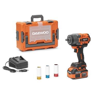 Akumuliatorinis smūginis suktuvas DAEWOO DAX 6021Li SET, 21V, 4.0Ah 10