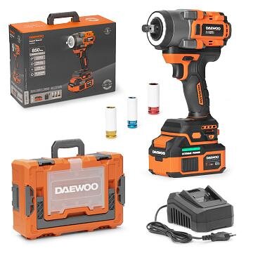 Akumuliatorinis smūginis suktuvas DAEWOO DAX 6021Li SET, 21V, 4.0Ah 2 Akumuliatorinis smūginis suktuvas DAEWOO DAX 6021Li SET, 21V, 4.0Ah 2