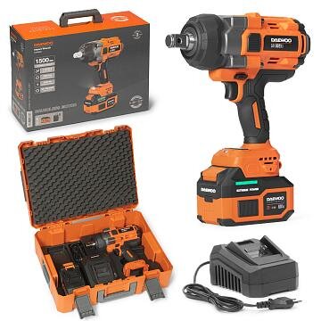Akumuliatorinis smūginis suktuvas DAEWOO DAX 8021Li SET, 21V, 6.0Ah 1